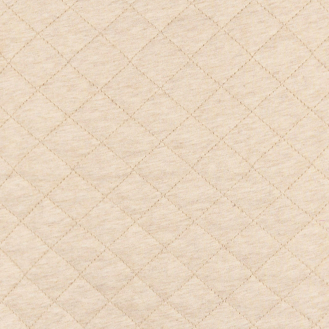 Baby Neutral Oatmeal Heather Quilted Wearable Blanket