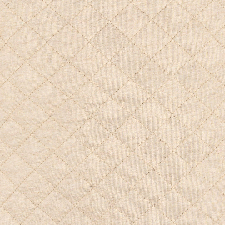 Baby Neutral Oatmeal Heather Quilted Wearable Blanket