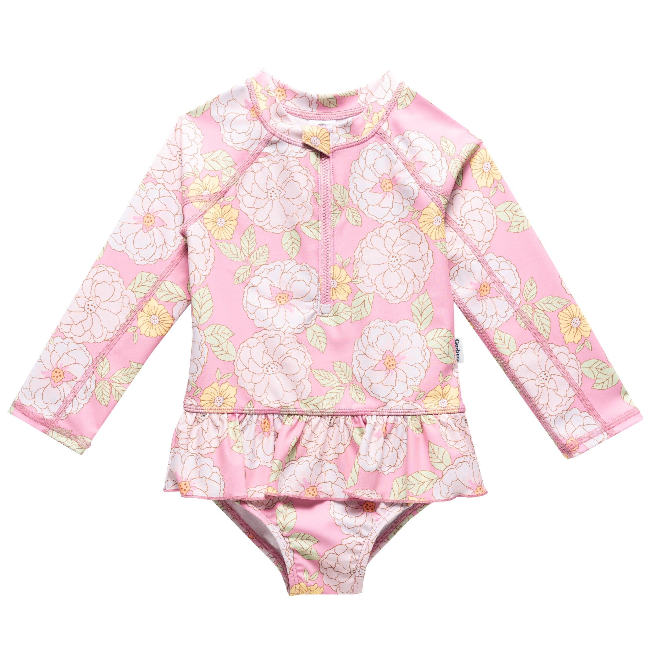 Toddler Girls UPF 50+ Peonies Rash Guard – Gerber Childrenswear