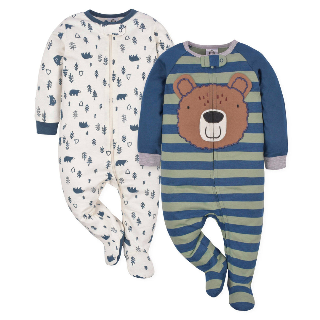 Carter's Baby Boys' Cotton Sleep & Play (Pack of 2)