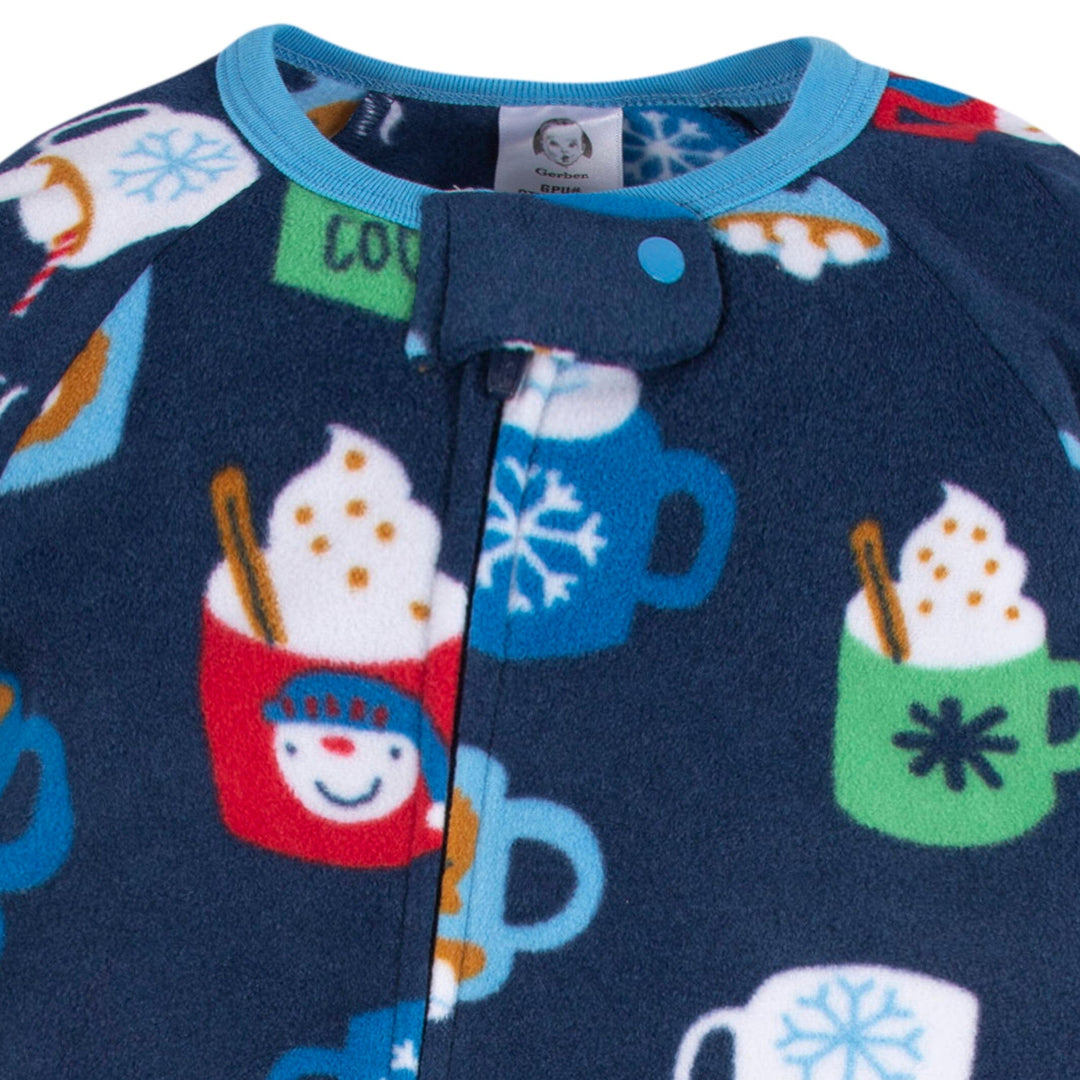 2-Pack Baby & Toddler Neutral Hot Chocolate Fleece Pajamas – Gerber  Childrenswear