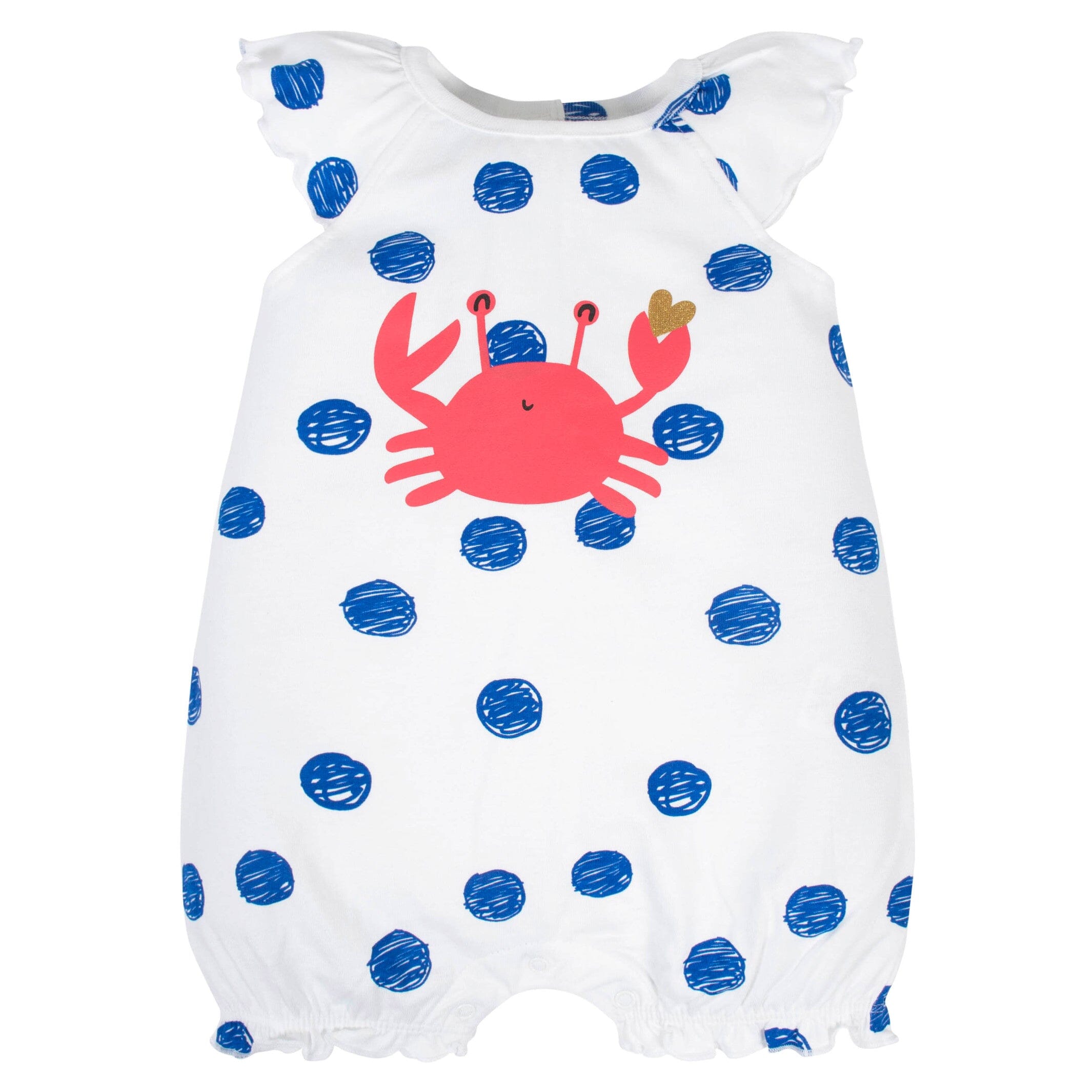 Baby girl crab fashion outfit