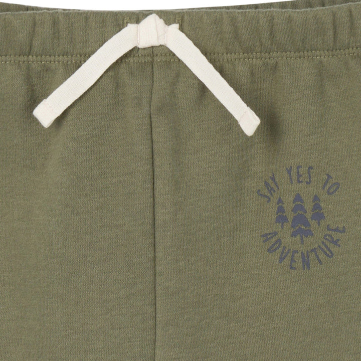 2-Piece Baby & Toddler Boys Olive Fleece Set