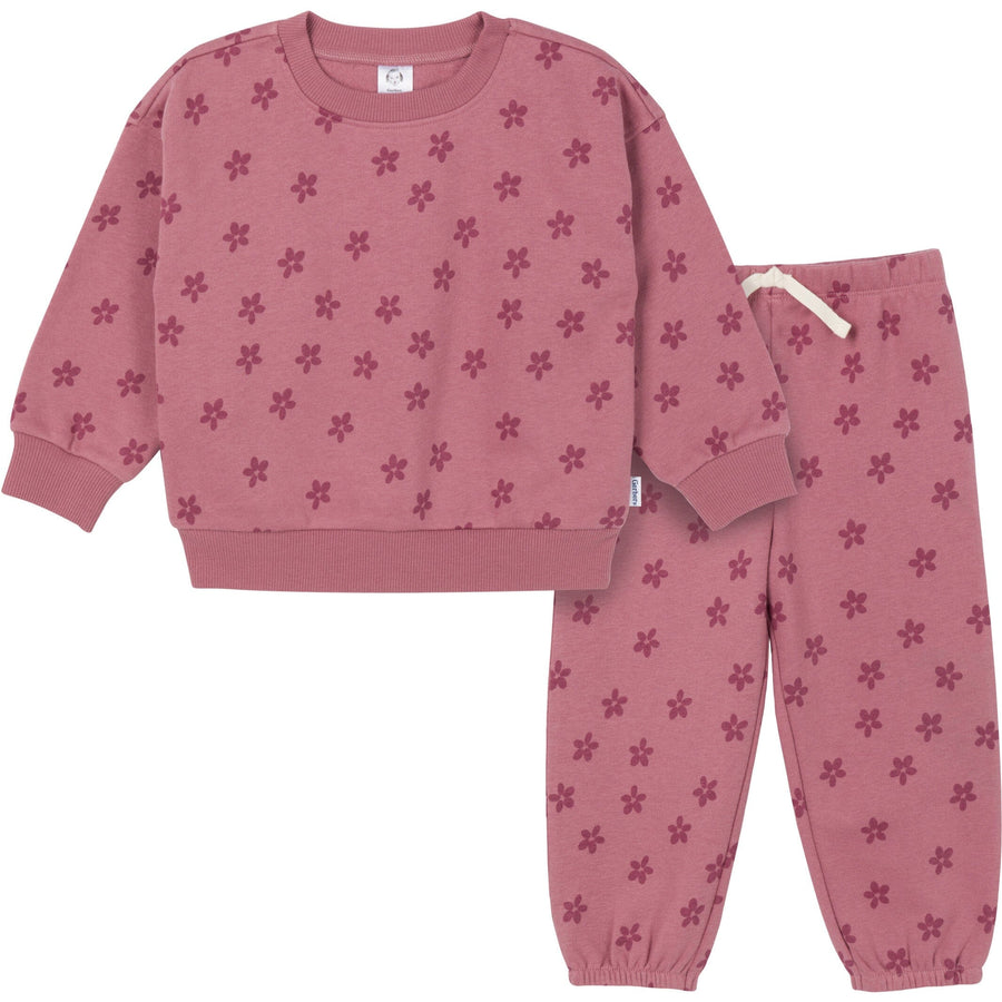 2-Piece Baby & Toddler Girls Daisies Fleece Set