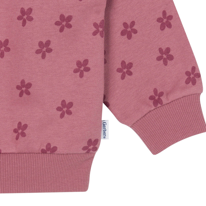 2-Piece Baby & Toddler Girls Daisies Fleece Set