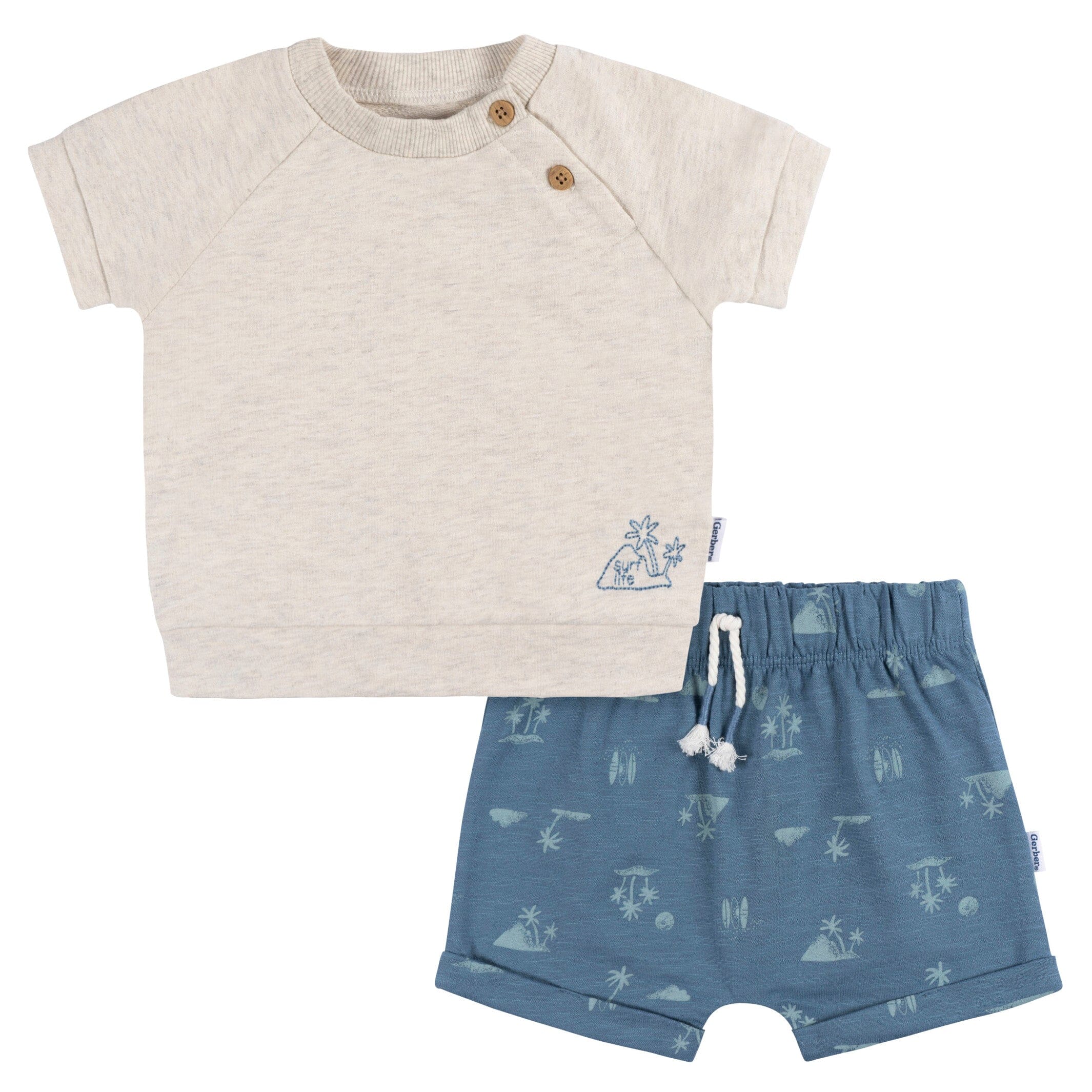 2-Piece Baby Boys Surf Life T-Shirt and Shorts Set – Gerber Childrenswear