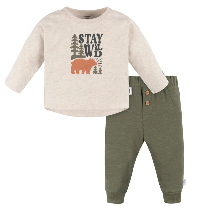 2-Piece Baby Boys Wild Jogger Set