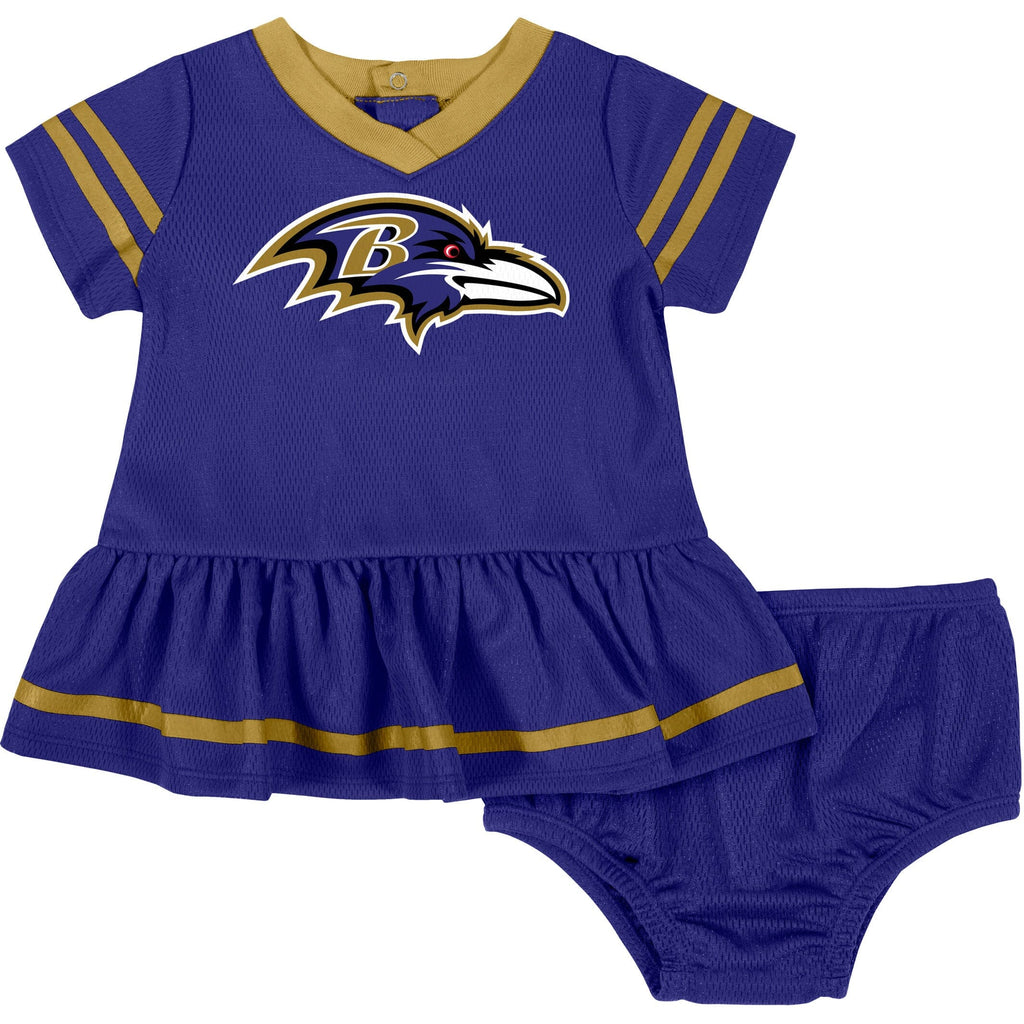 NFL Baltimore Ravens Toddler Girls' Cheer Set - 4T