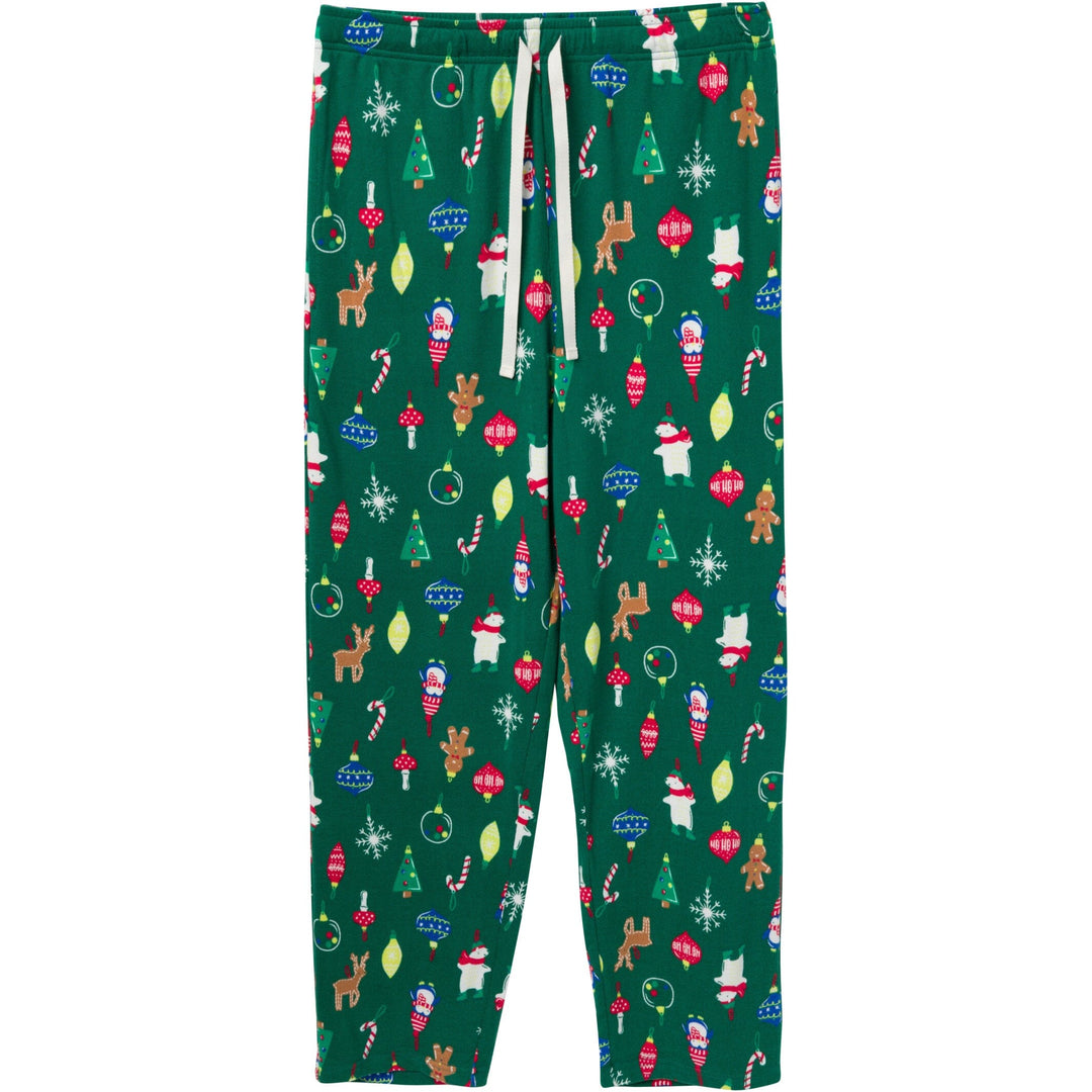 2-Piece Men's Ornaments Holiday Family Pajamas