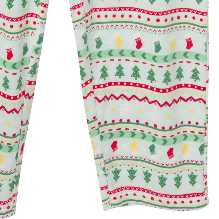 2-Piece Men's Oh What Fun FairIsle Holiday Family Pajamas