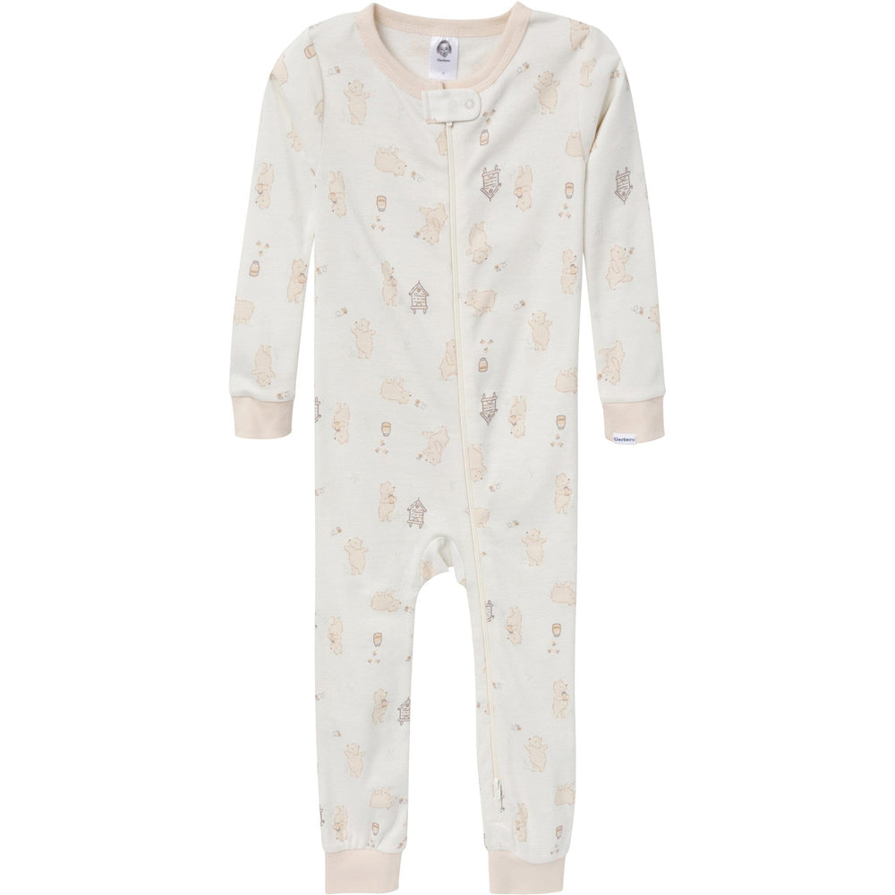 3-Pack Baby & Toddler Neutral Bear Snug Fit Footless Pajamas