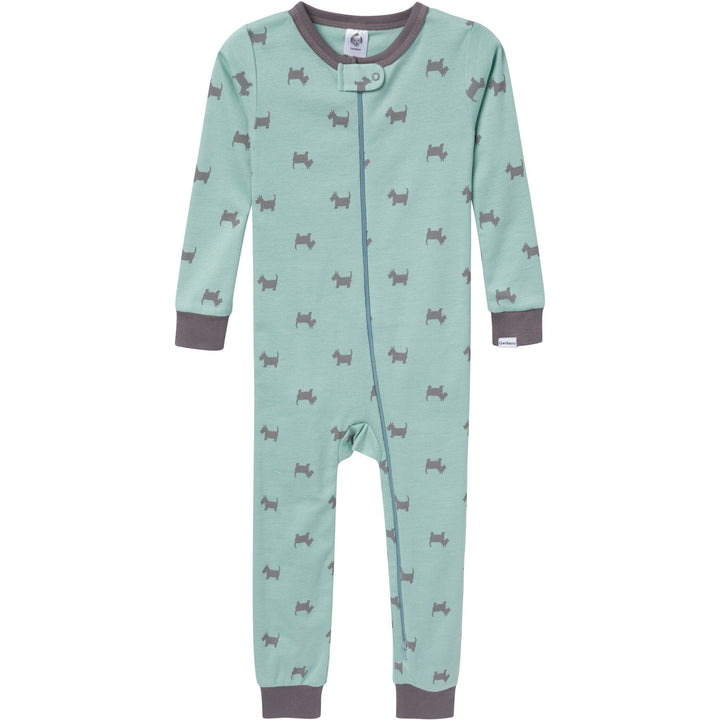 3-Pack Baby & Toddler Neutral Dog Snug Fit Footless Pajamas