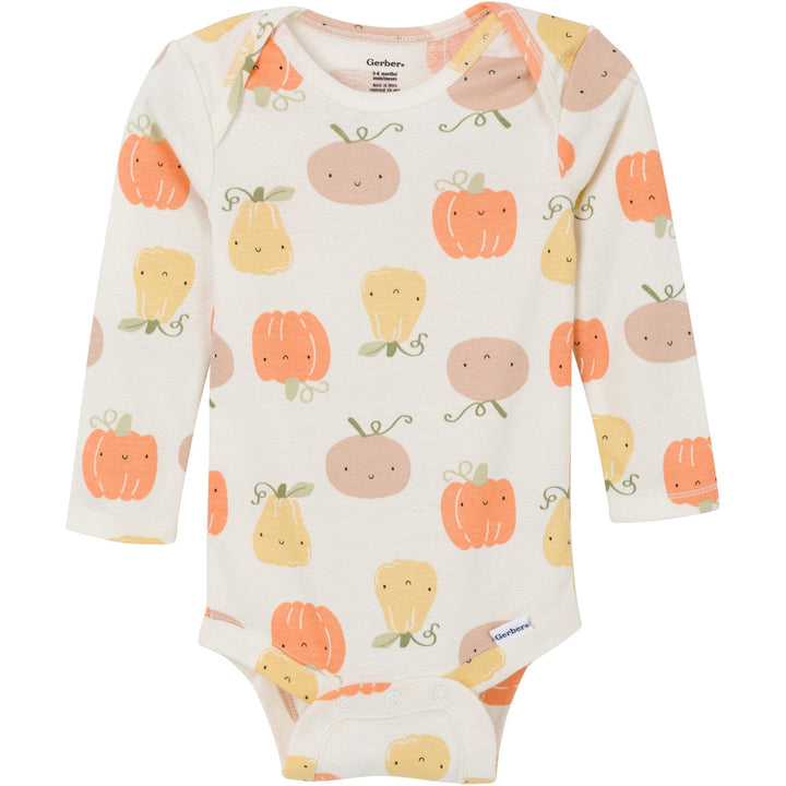 3-Pack Baby Girls Pumpkin Pie Onesies® Bodysuits