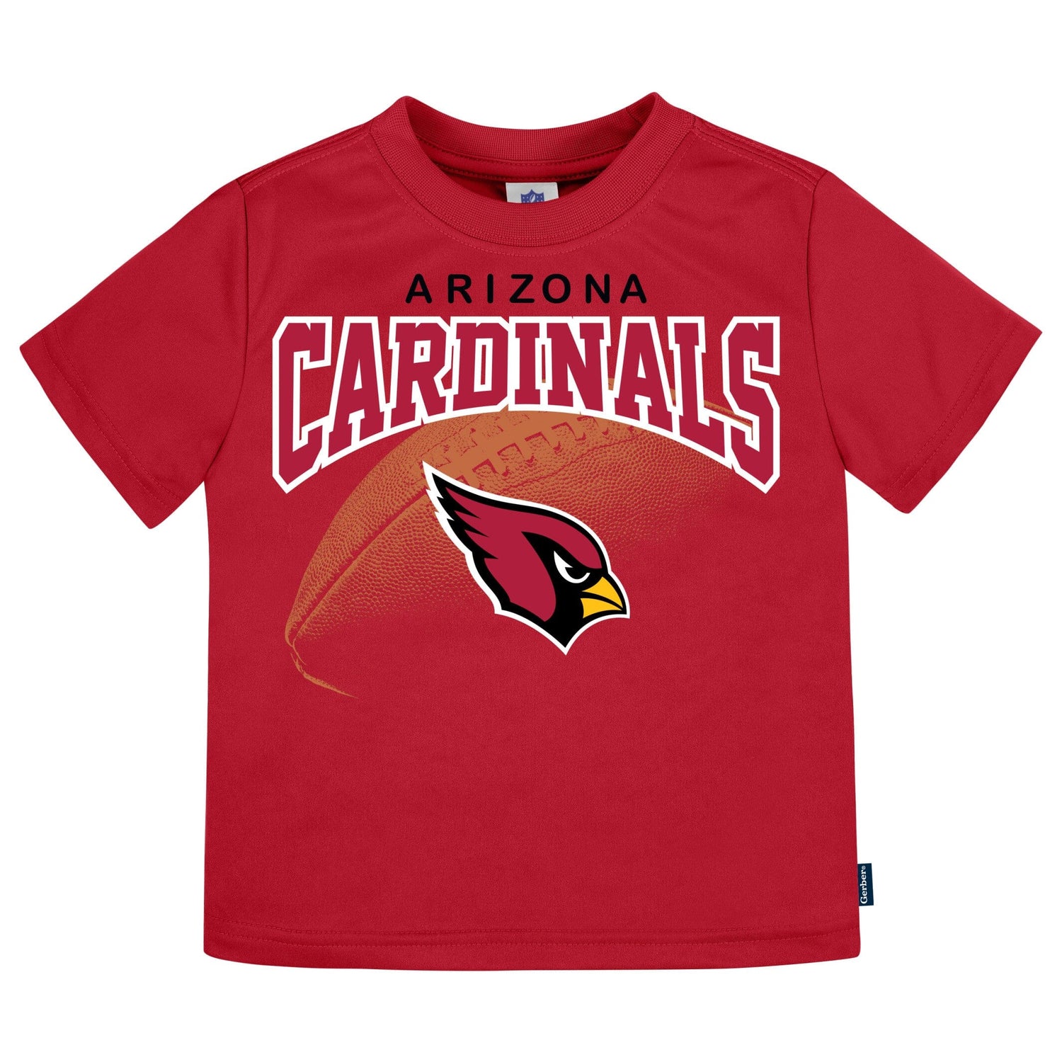 Arizona Cardinals 5th & Ocean by New Era Girls Youth Sequin 3/4 Sleeve Raglan T-Shirt – Cardinal