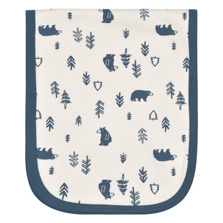 4- Baby Boys Bear Burp Cloths