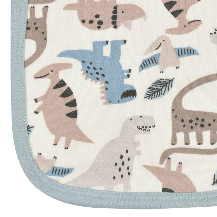 4- Baby Boys Dino Burp Cloths