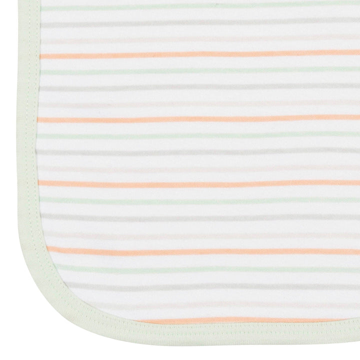 4- Baby Neutral Vegetables Burp Cloths