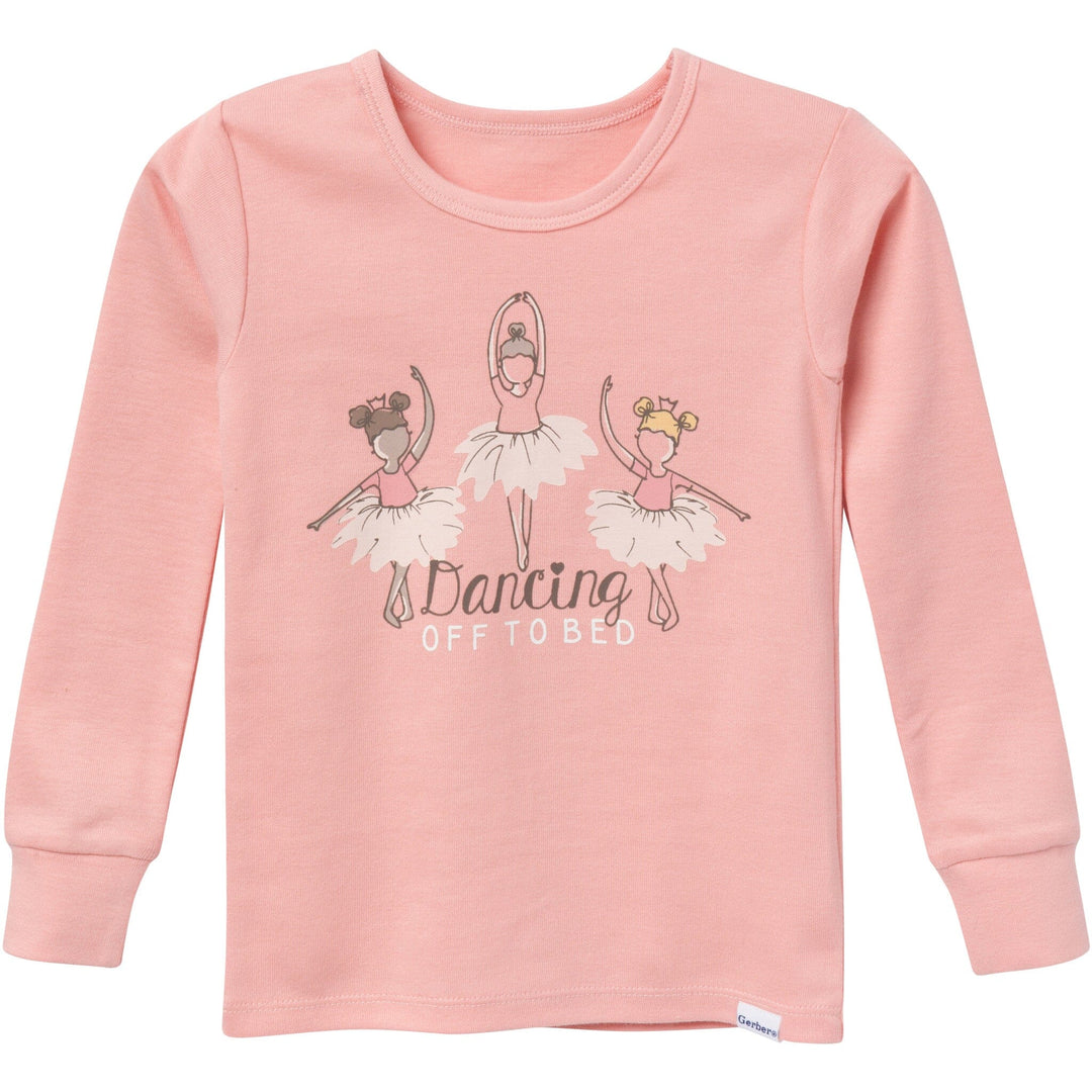 4-Piece Baby & Toddler Girls Ballerinas Tops and Pants Sets