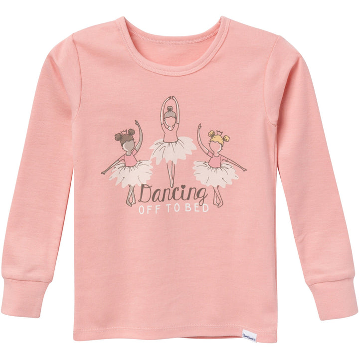 4-Piece Baby & Toddler Girls Ballerinas Tops and Pants Sets