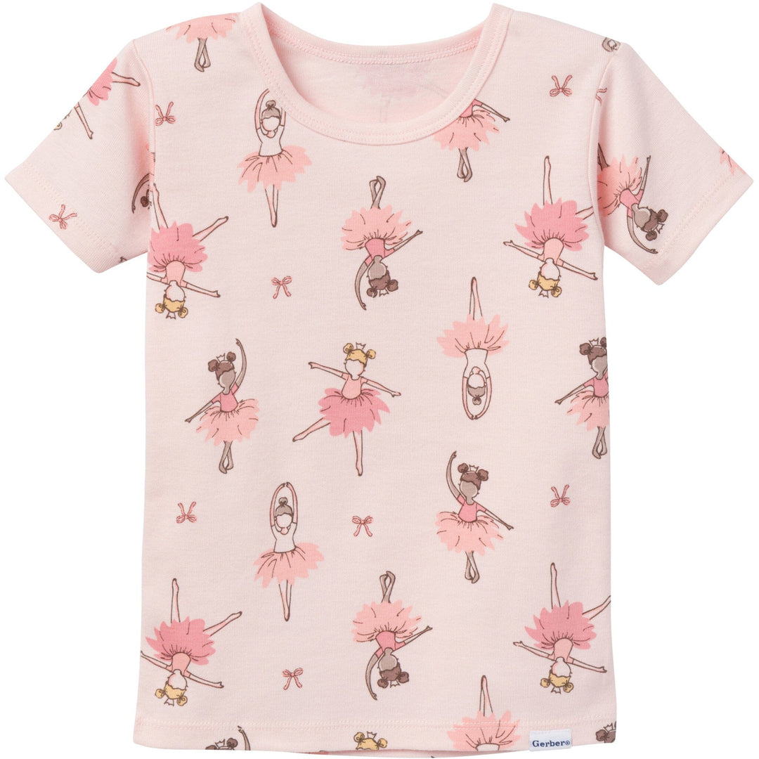 4-Piece Baby & Toddler Girls Ballerinas Tops and Pants Sets