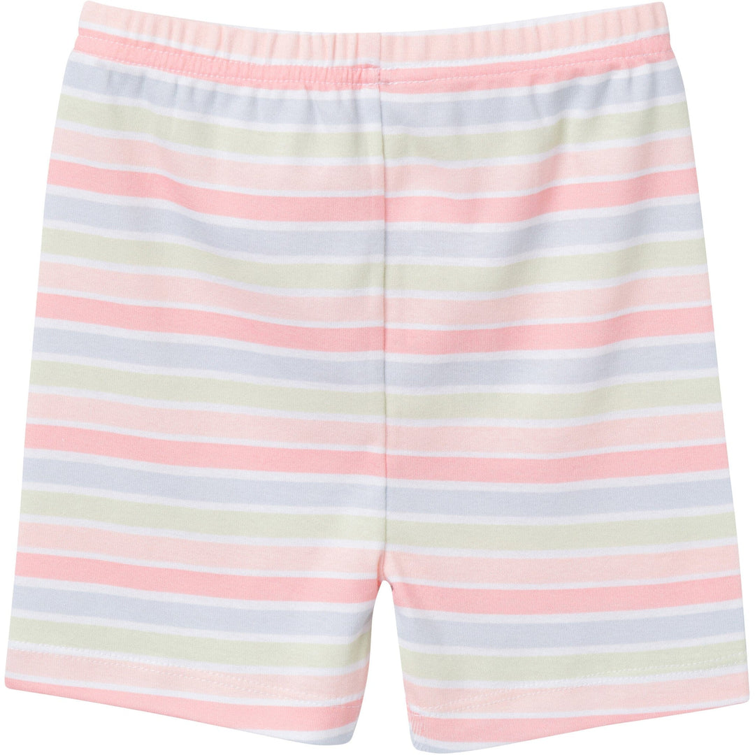 4-Piece Baby & Toddler Girls Stripe Top and Shorts Sets