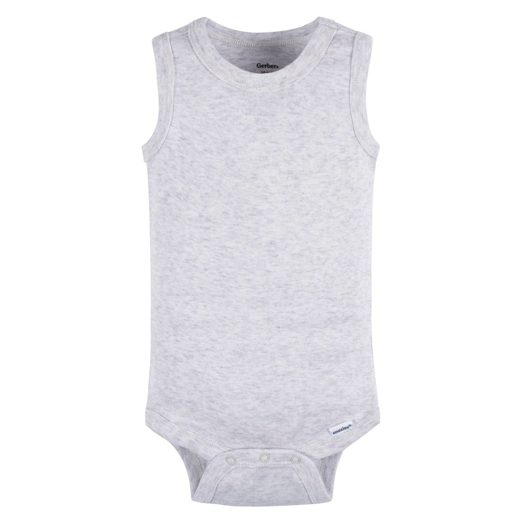 5-Pack Baby Boys Stripes Sleeveless Onesies® Bodysuits