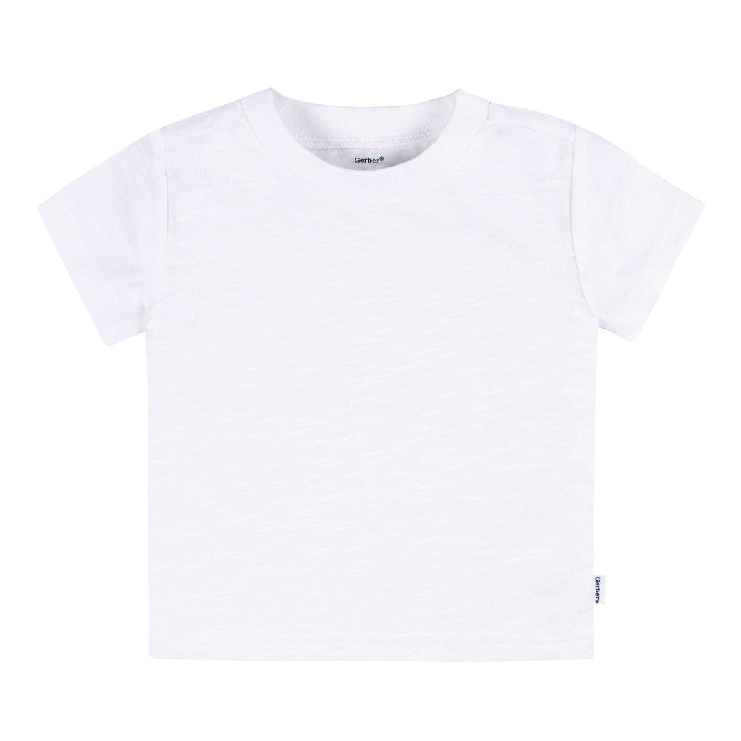 5-Pack Baby Neutral Greys Short Sleeve Tees