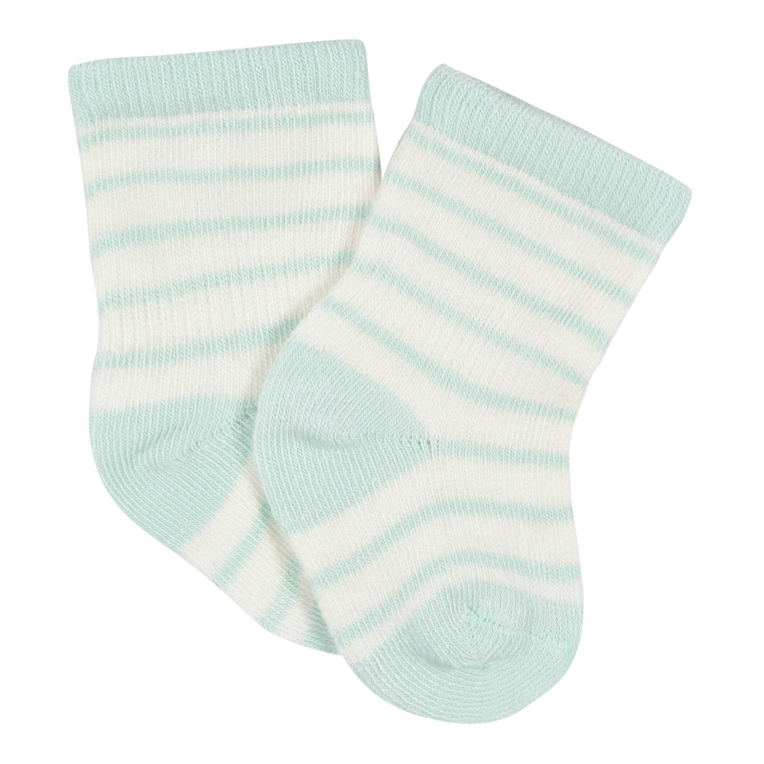 Gerber Baby Girls Wiggle-Proof Socks 10 Pack (Newborn-0/6M)