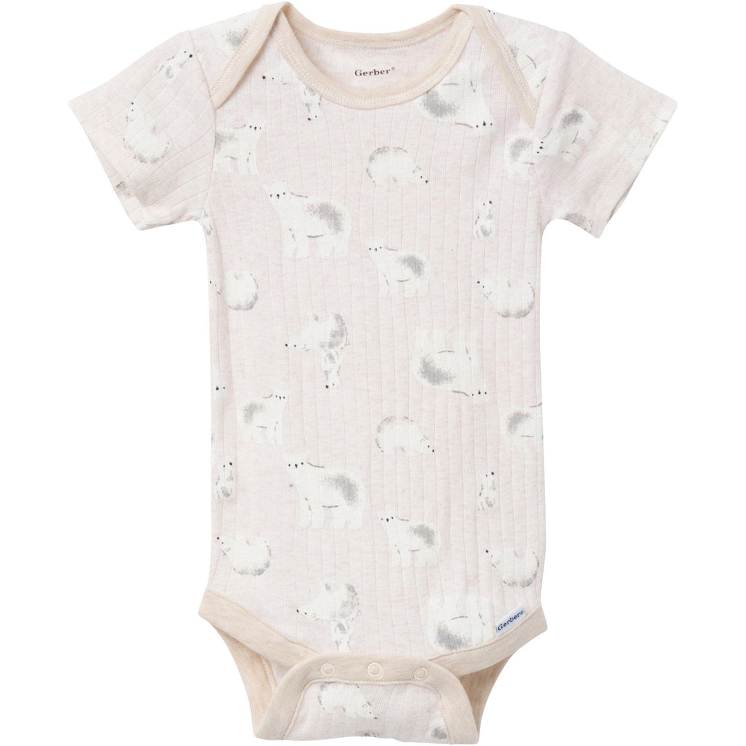 6-Pack Baby Neutral Polar Bear Onesies® Bodysuits