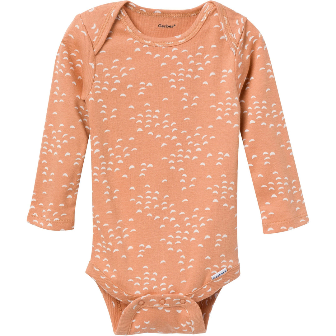 6-Pack Baby Neutral Tan Little Apples Onesies® Bodysuits