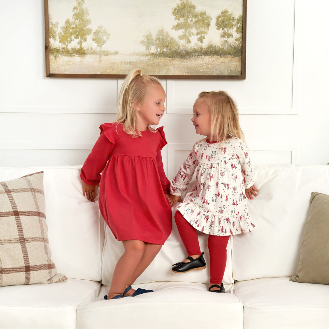 2-Piece Baby & Toddler Girls Leaves Dress & Legging Set – Gerber  Childrenswear