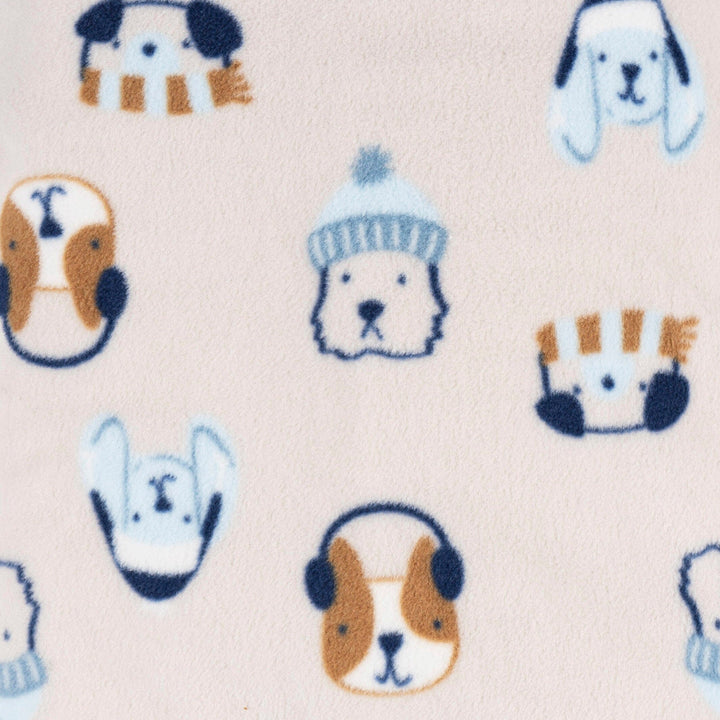 Baby & Toddler Neutral Dogs Footed Fleece Pajamas