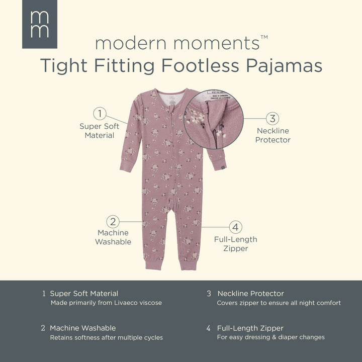 Baby & Toddler Girls Medium Lilac Posies Unionsuit