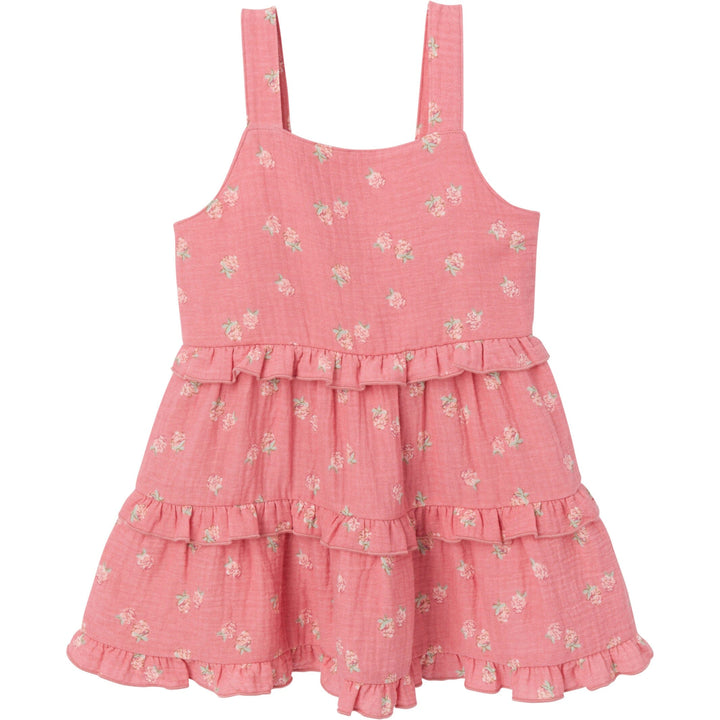 Baby and Toddler Girls Pink Raspberries Dress