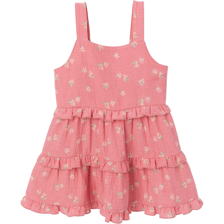 Baby and Toddler Girls Pink Raspberries Dress