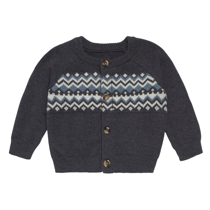 Baby Boys Dark Grey Heather Sweater