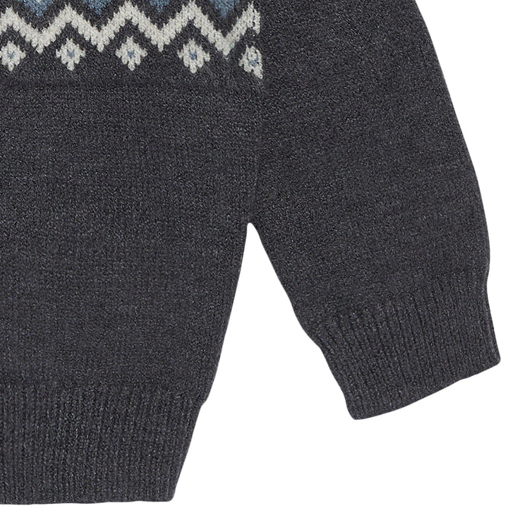 Baby Boys Dark Grey Heather Sweater