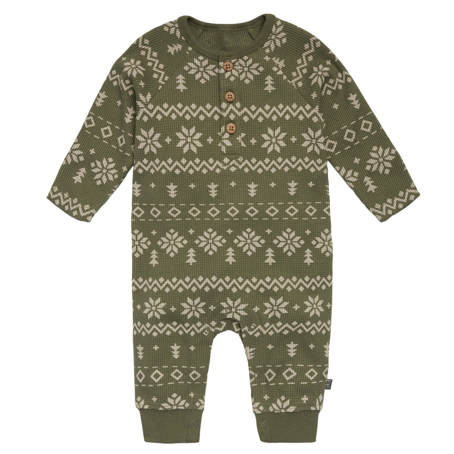 Baby Boys Fair Isle Romper