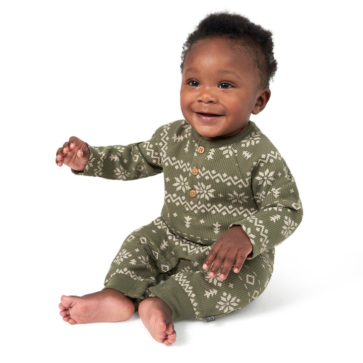 Baby Boys Fair Isle Romper