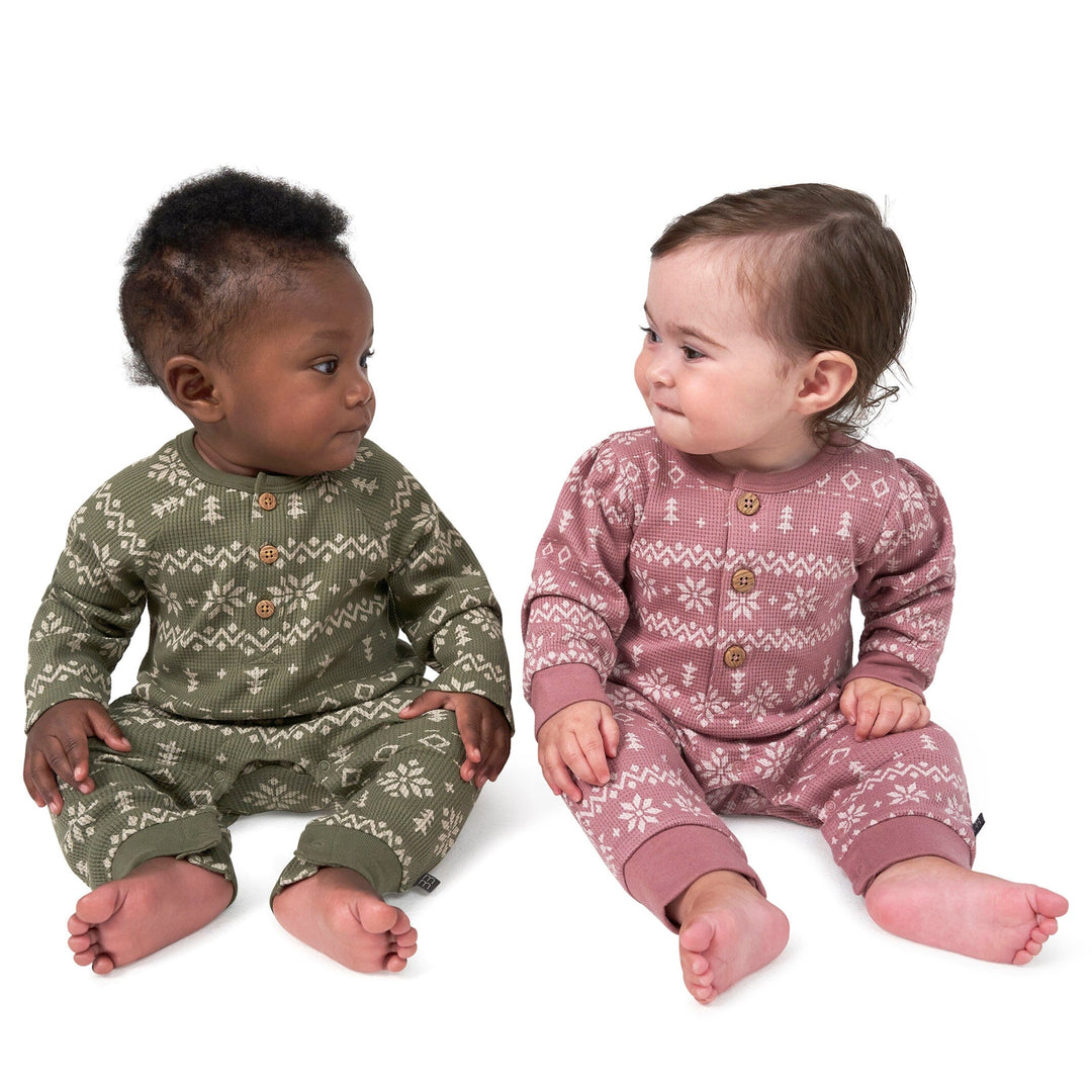 Baby Boys Fair Isle Romper