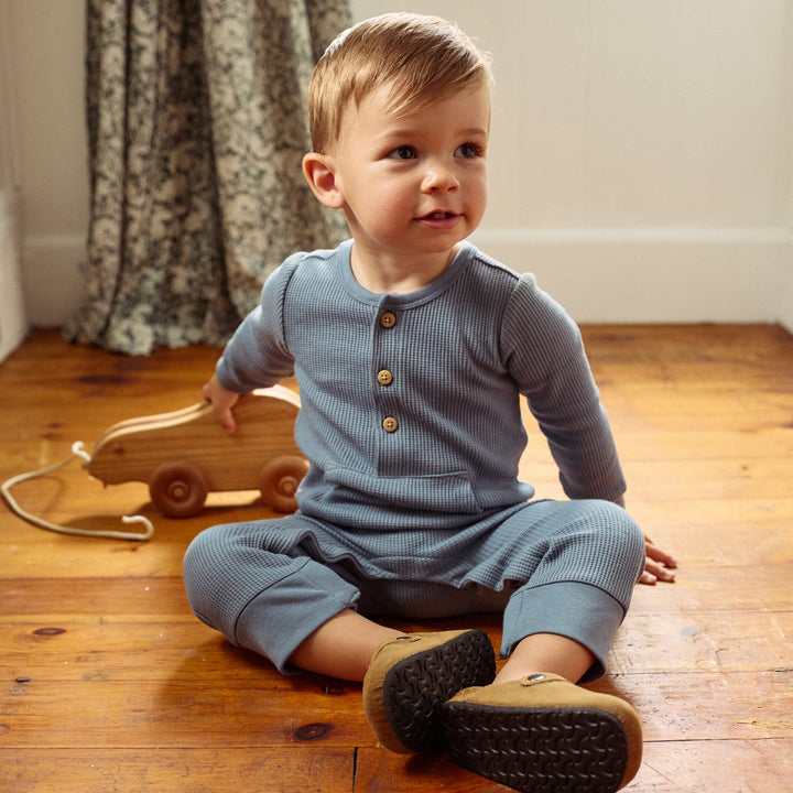 Baby Boys Medium Blue Romper