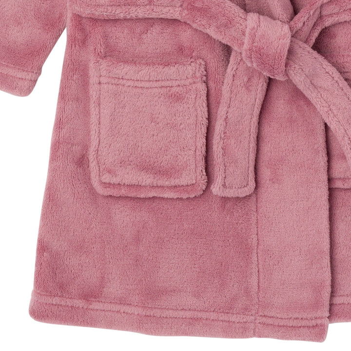 Baby & Toddler Girls Rose Shawl Collar Robe