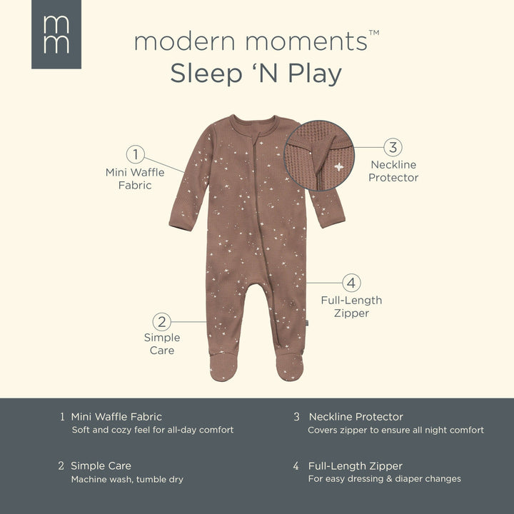 Baby Neutral Brown Stars Sleep 'N Play