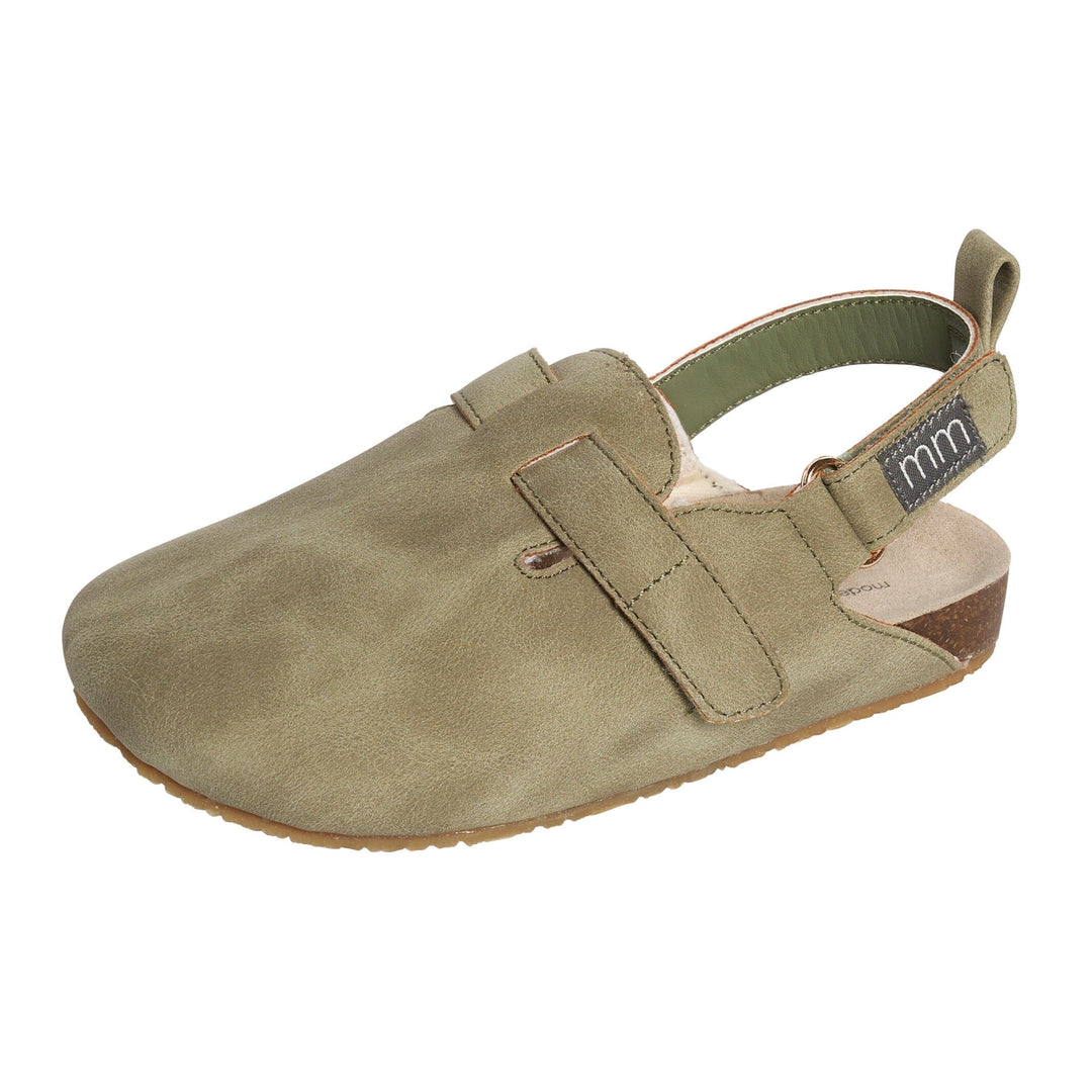 Baby Neutral Dark Green Clog With Strap