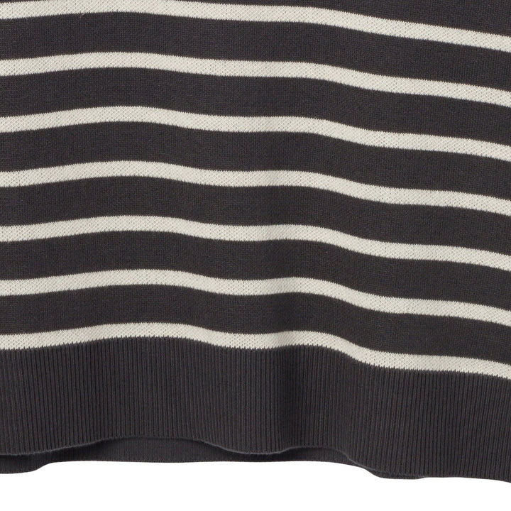 Womens Ivory Stripes Sweater