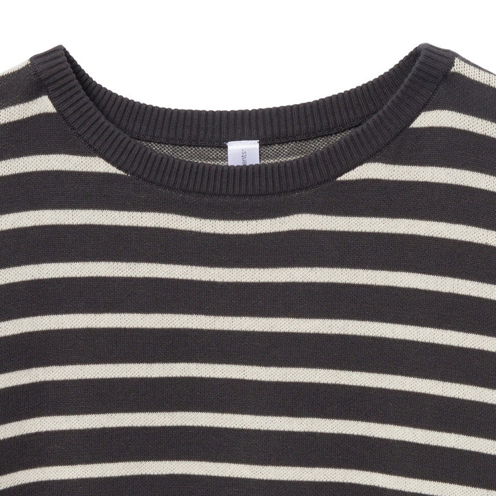 Womens Ivory Stripes Sweater