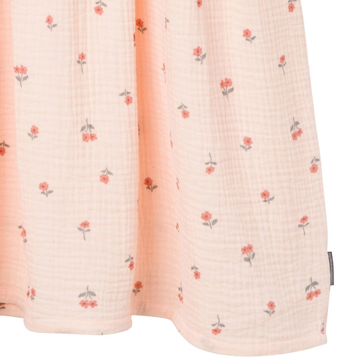 Womens Light Pink Daisies Gauze Dress