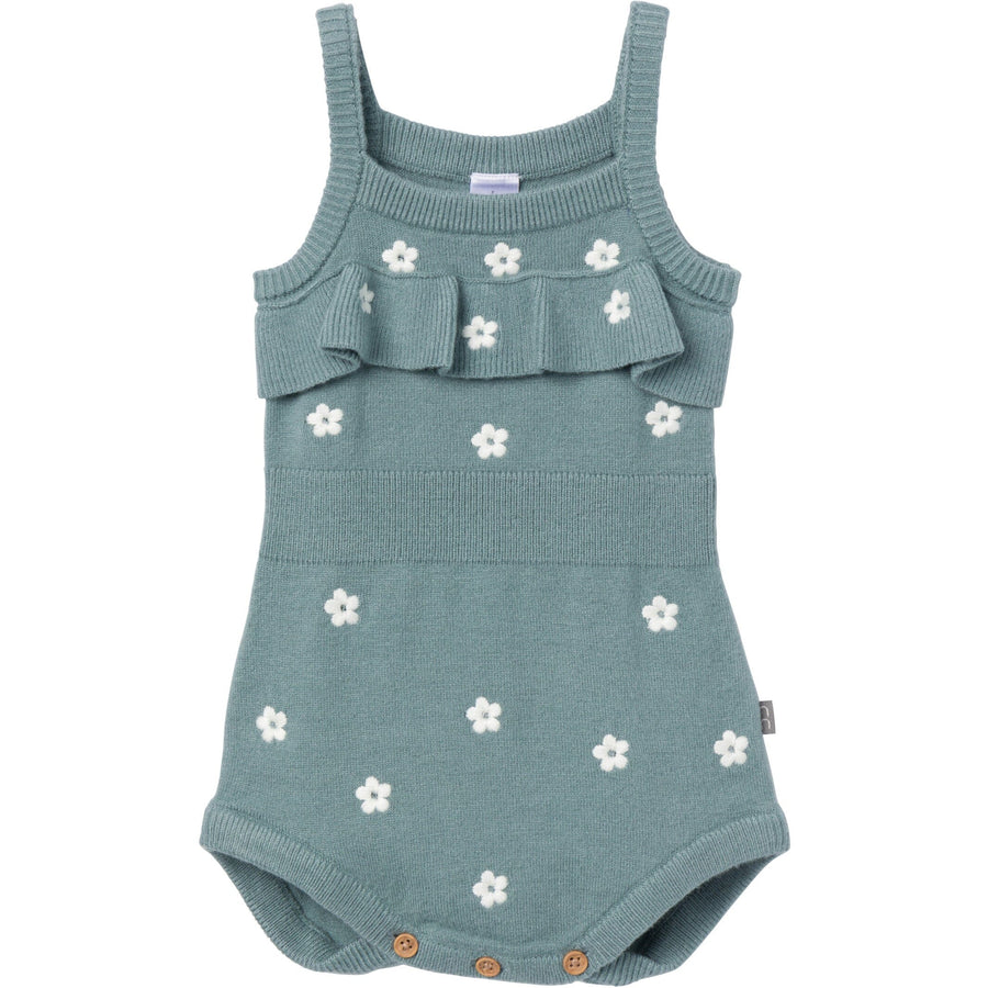 Baby & Toddler Girls Teal Jersey Sunsuit