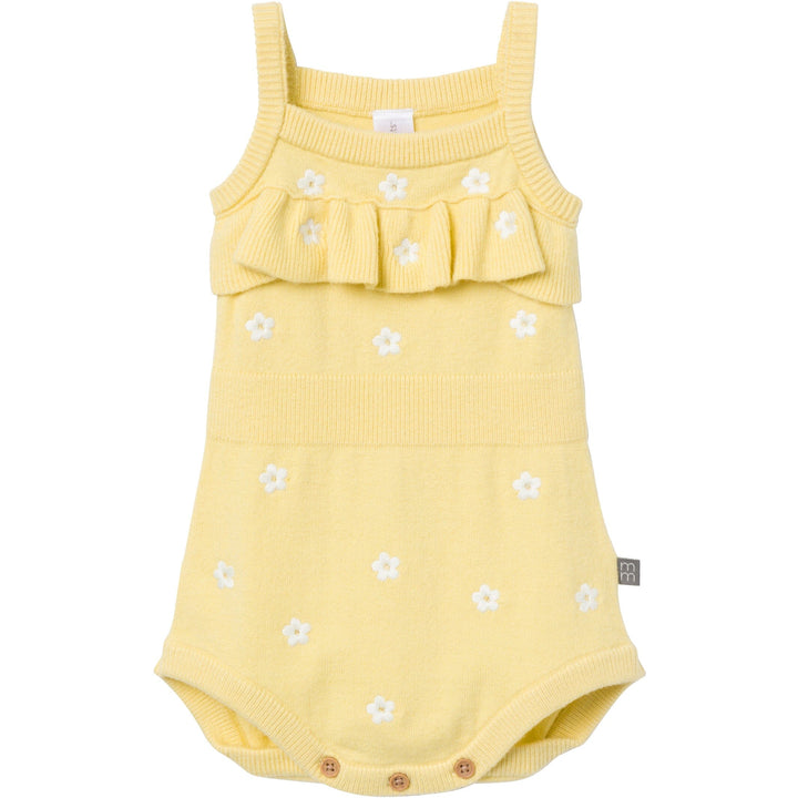 Baby & Toddler Girls Yellow Jersey Sunsuit