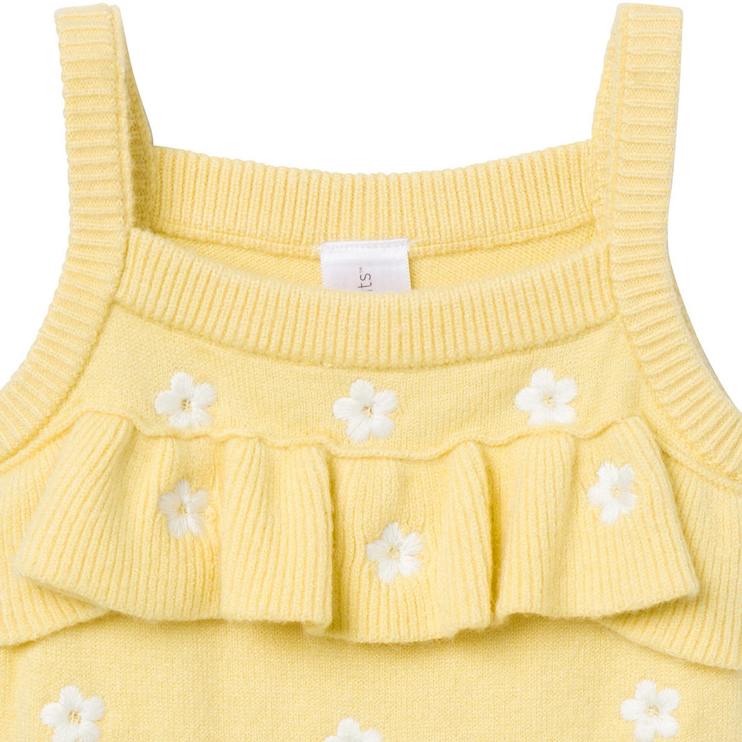 Baby & Toddler Girls Yellow Jersey Sunsuit